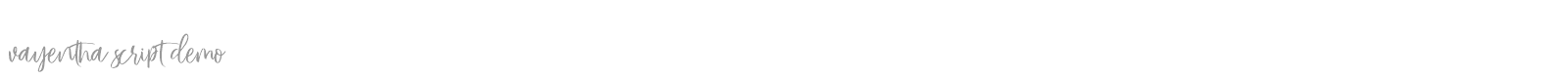 Vayentha font preview